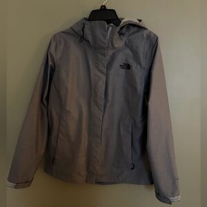 The North Face Women's Gray Rain Jacket